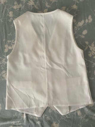 Chaleco blanco formal