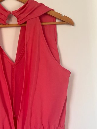 Mono coral talla M de zara