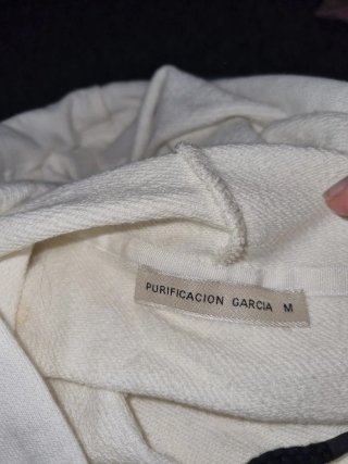 Sudadera Purificación García Blanca