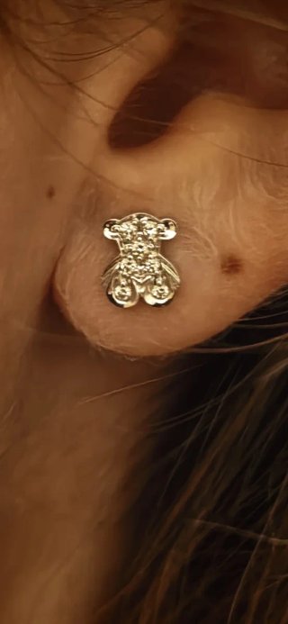 Pendientes Tous de oro blanco con brillantes