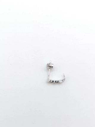 Pendiente individual oro 18k con diamantes