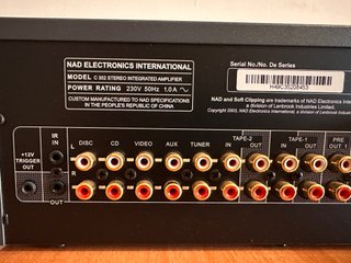 Amplificador NAD C 352 Stereo Integrado
