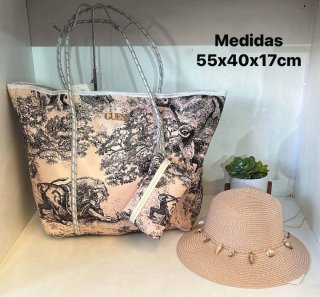 Bolso Guess + Sombrero + Monedero