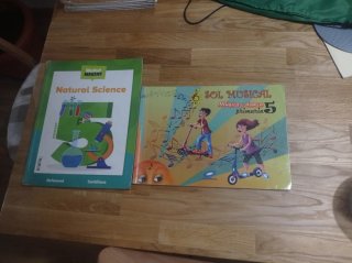 Lote de 6 libros de 5°Primaria Candelaria Zamora.