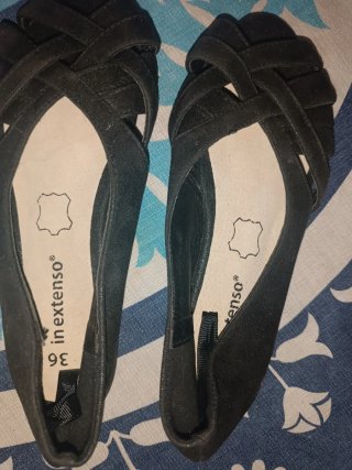 Zapatos In Extenso Talla 36 Negros