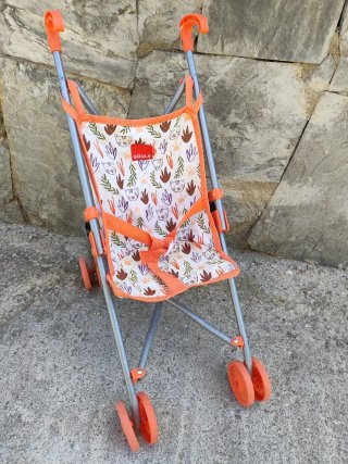 Carrito Silla Muñecas Goula Naranja
