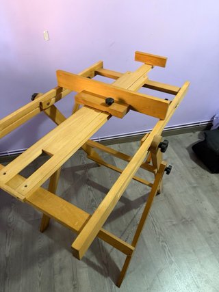 Caballete de pintura madera plegable