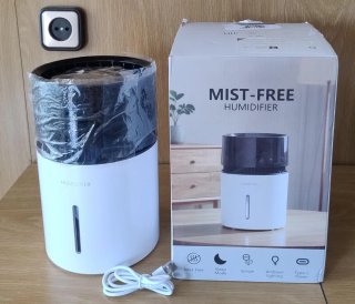 Humidificador Mist-Free Blanco y Negro