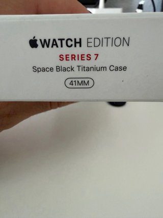 Apple Watch 7 Titanio Negro 41mm