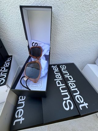Gafas de Sol Sun Planet Azul y marrón