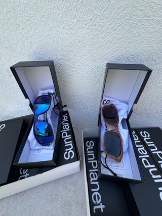 Gafas de Sol Sun Planet Azul y marrón