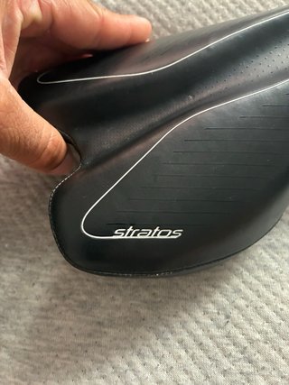 Sillín Bicicleta Forza Stratos Negro