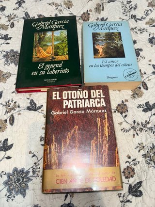 Garcia marquez 3 libros 1 edicion