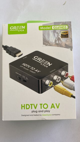 Adaptador Greenlyca HDTV a AV GL69403