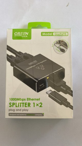 GREEN LYCA Adaptador Ethernet 1x2