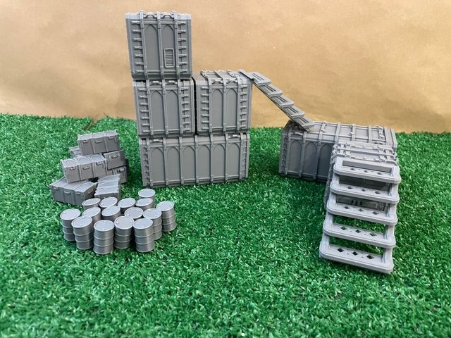 Escenografía Sci-Fi 28mm - Imperial Cargo Complex