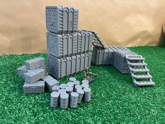 Escenografía Sci-Fi 28mm - Imperial Cargo Complex
