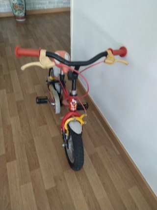 Bicicleta Infantil Mickey Mouse Roja