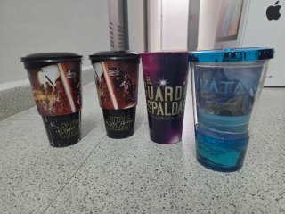 Vasos de cine Star Wars y Avatar