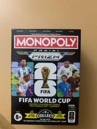 Caja de cartas Panini FIFA Monopoly Prizm