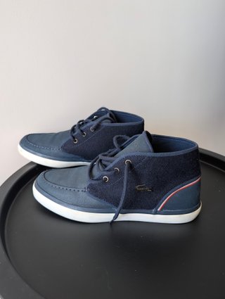 Lacoste Servin Mid Lace Sneakers Azul Unisex