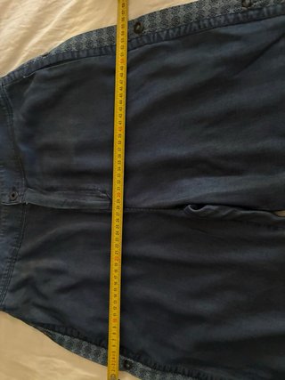 Pantalón Salsa azul con apertura lateral