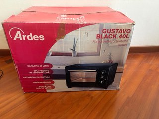 Forno Elettrico Ardes Gustavo Black 40L