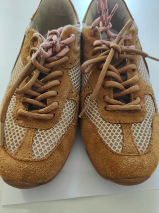 Sneakers Ovye' donna marroni e beige