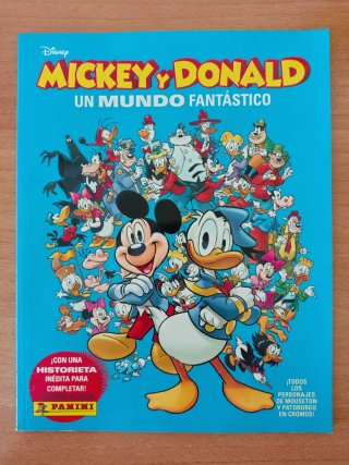 Álbum de cromos Mickey y Donald
