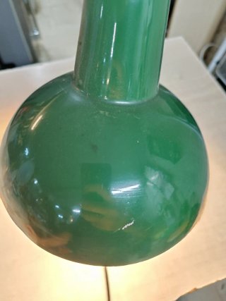 Lampada da tavolo vintage verde