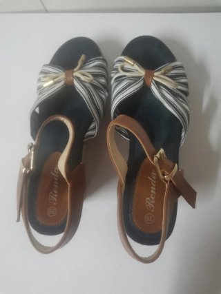 Sandalias cuña mujer talla 39