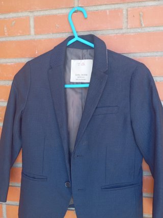 Americana Zara Niño Azul Talla 116