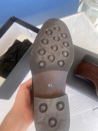 Zapatos derby de ante marrón Anton Parriego