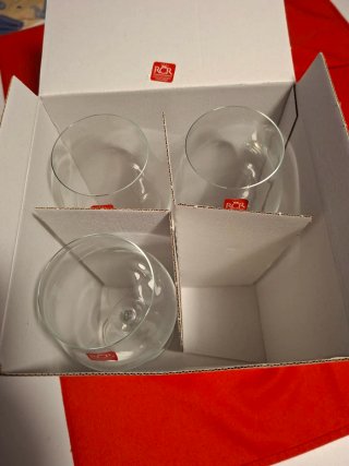 Set 3 Calici Vino RCR Cristalleria Italiana