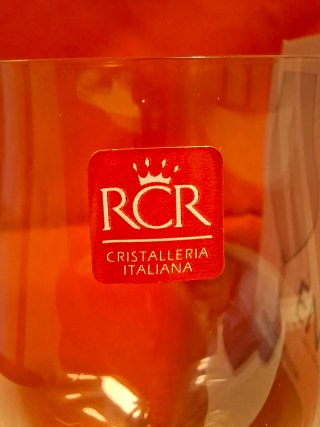 Set 3 Calici Vino RCR Cristalleria Italiana