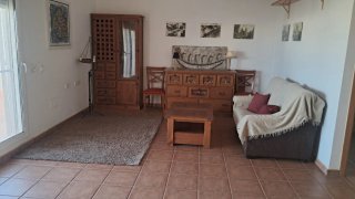 Muebles de salón rústico de madera. - Sofas 3 +2