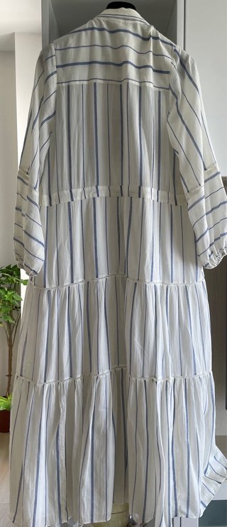 Vestido camisero rayas Massimo Dutti T34