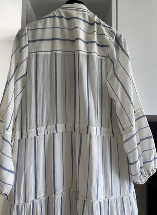 Vestido camisero rayas Massimo Dutti T34