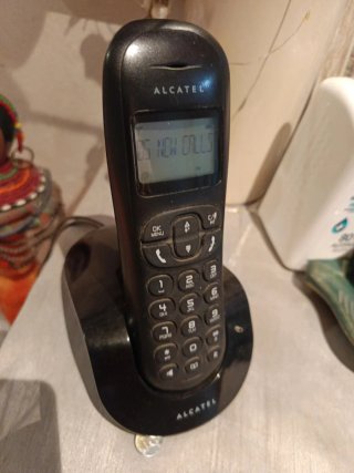 Teléfono Inalámbrico Alcatel Negro
