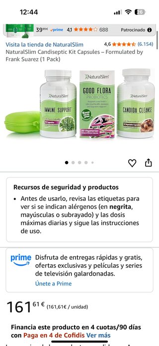 NaturalSlim Kit Limpieza Intestinal y Probióticos