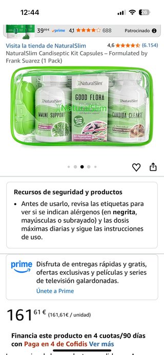 NaturalSlim Kit Limpieza Intestinal y Probióticos