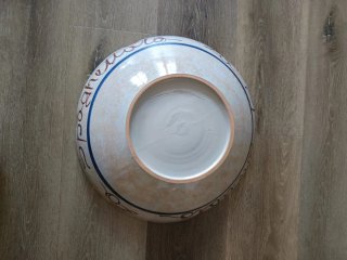 Piatto da spaghettata decorato fiori
