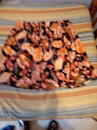 Falda corta estampada