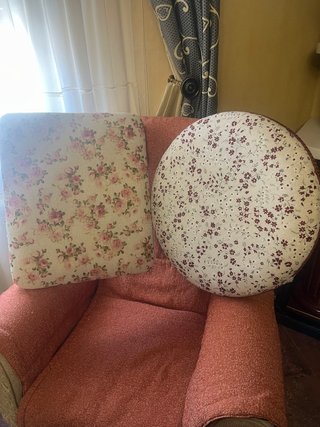 Lote de 2 cojines decorativos florales