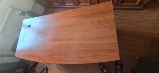 Mesa estudio/ordenador madera y metal