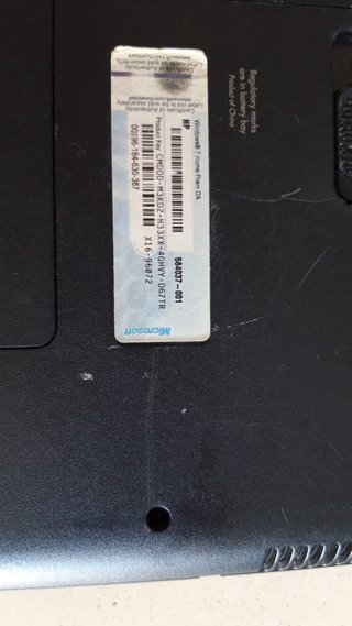 HP Compaq Ordenador Portátil Negro