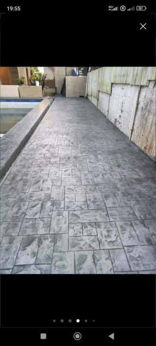 Hormigón impreso para exteriores