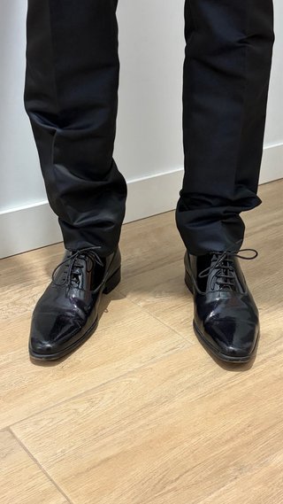 Zapatos de vestir negros conti ferrari