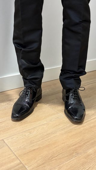 Zapatos de vestir negros conti ferrari