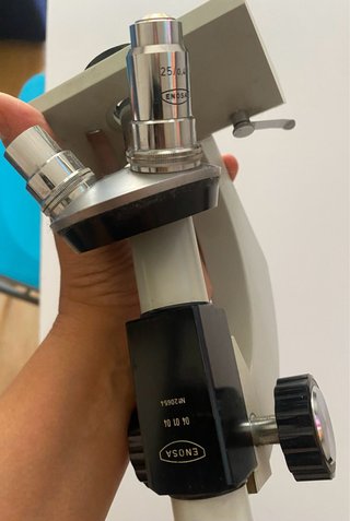 Microscopio Enosa con su caja